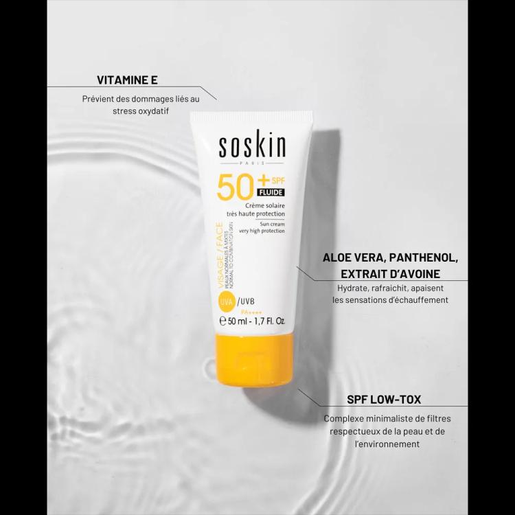 Soskin Sun Cream Very High Protection Fluid SPF 50+ - 50 ml