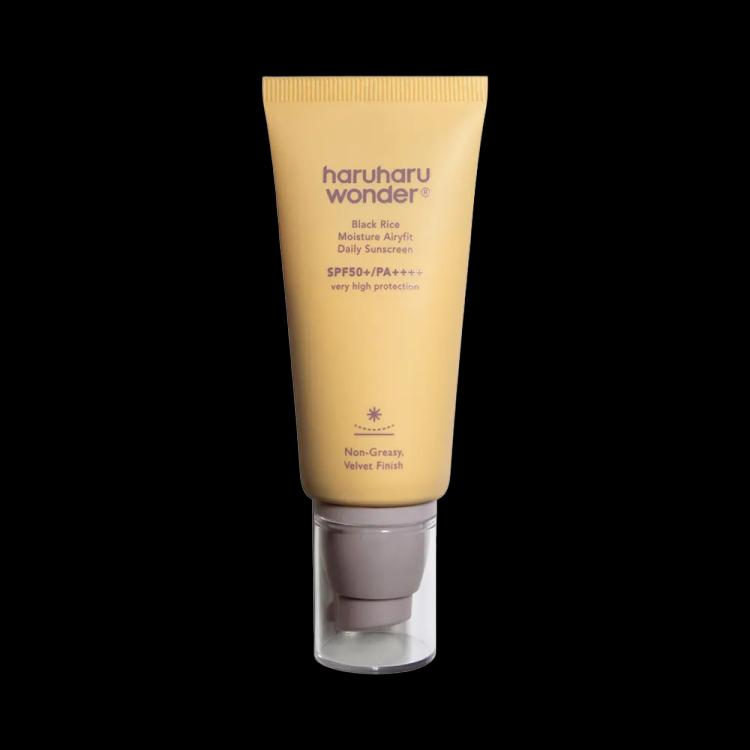 Haruharu Wonder Black Rice Moisture Airyfit Daily Sunscreen SPF 50+ - 50 ml