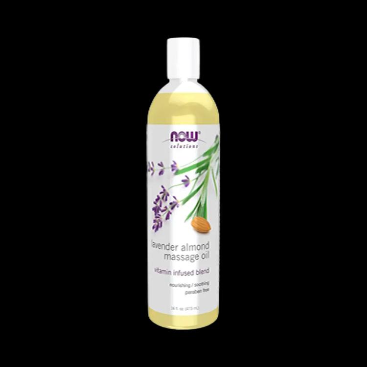 Now Solutions Lavender Almond Massage Oil - 473 ml