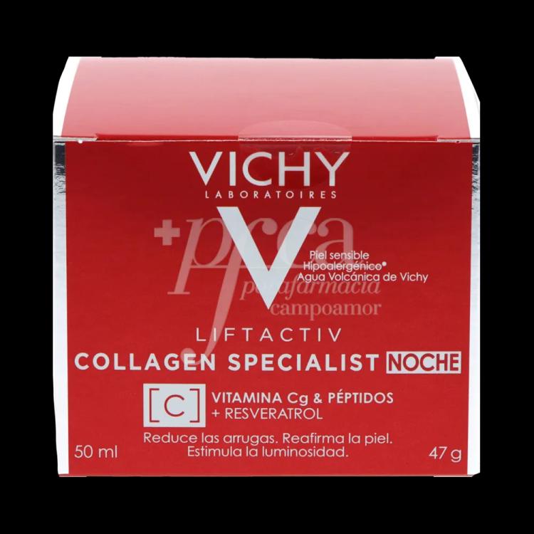 VICHY Liftactiv Collagen Specialist 16 Night Cream - 50 ml