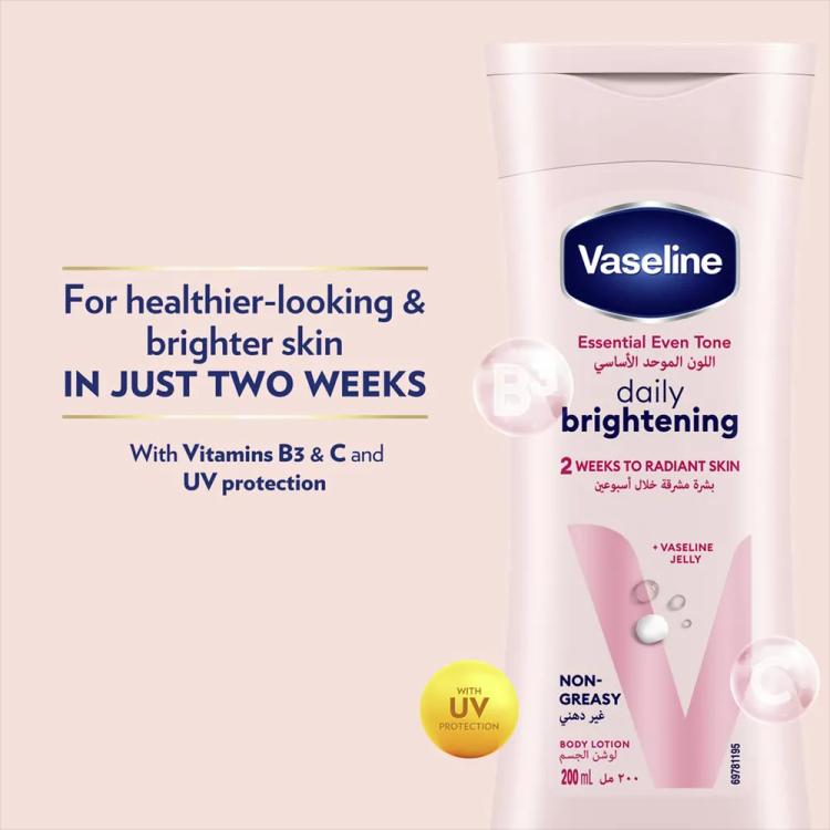 Vaseline Essential Even Tone UV Lightening Body Lotion - 200 ml