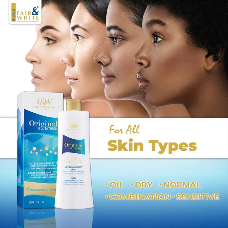 Fair & White Paris Glutathion Extra Brightening Lotion - 500 ml