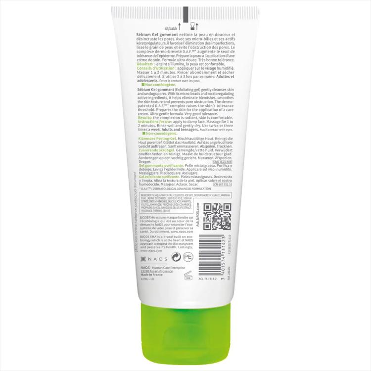 BIODERMA Sebium Gel Gommant - 100 ml