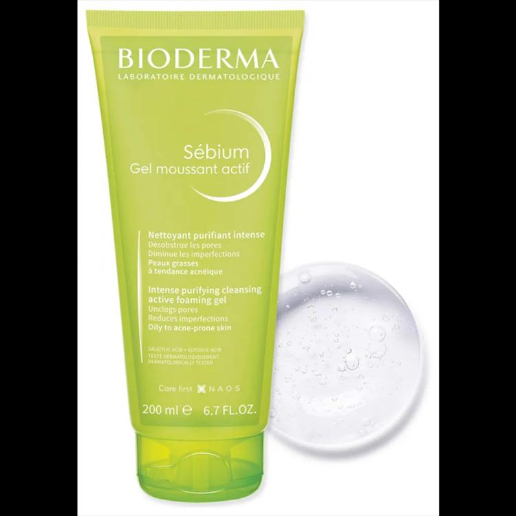 BIODERMA Sebium Gel Moussant Actif - 200 ml