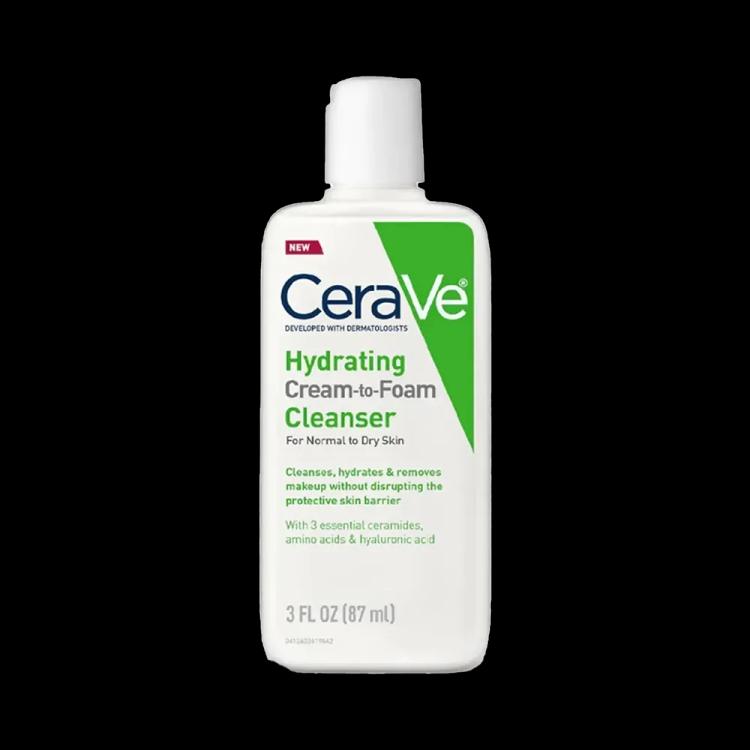 CeraVe Hydrating Cream-to-Foam Cleanser - 87 ml