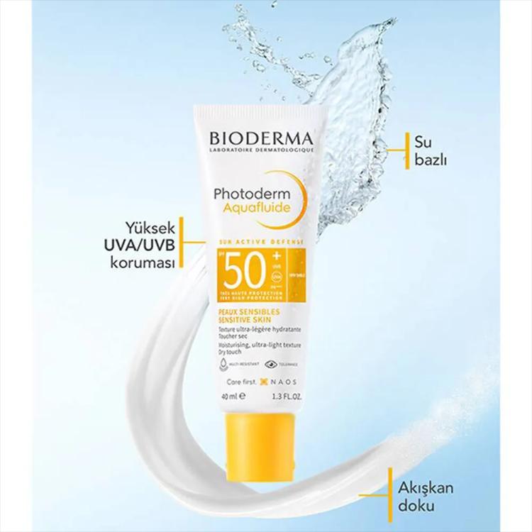 BIODERMA Photoderm Aquafluide SPF 50+ Sunscreen - 40 ml