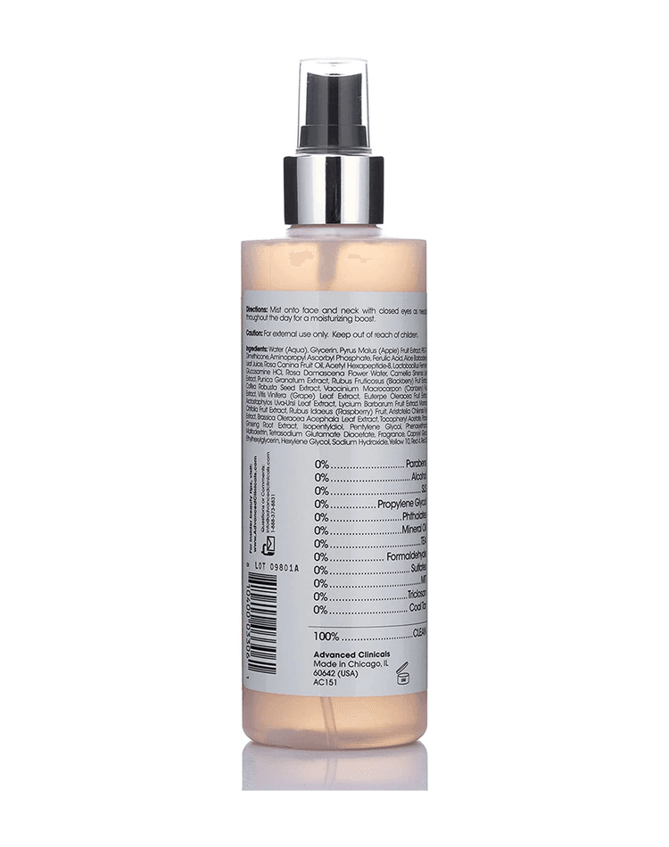 Advanced Clinicals Vitamin C-Glow Face Toner - 237 ml