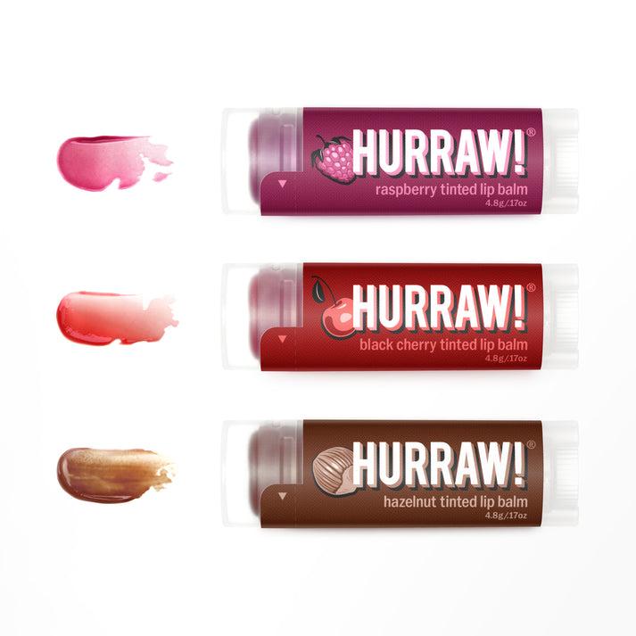 HURRAW! Black Cherry Tinted Lip Balm - 4.8 g