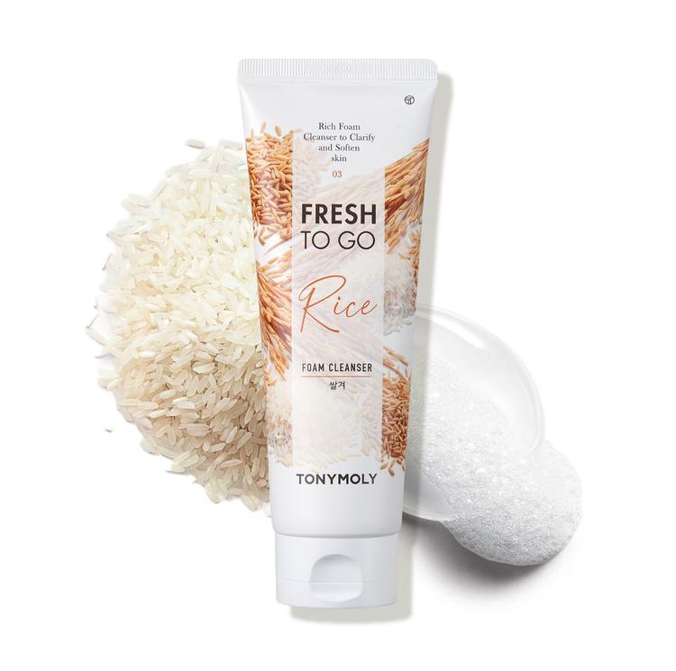TONYMOLY Fresh To Go Rice Foam Cleanser - 170 ml