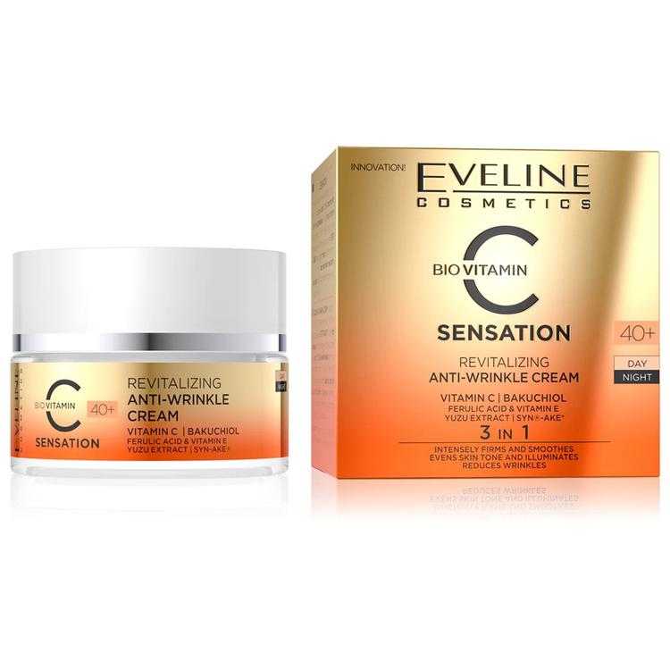 Eveline C-Sensation Strongly Revitalizing Anti-Wrinkle Cream 40+ - 50 ml