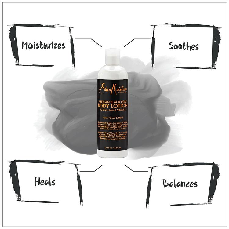Shea Moisture African Black Soap Soothing Body Lotion - 369 g