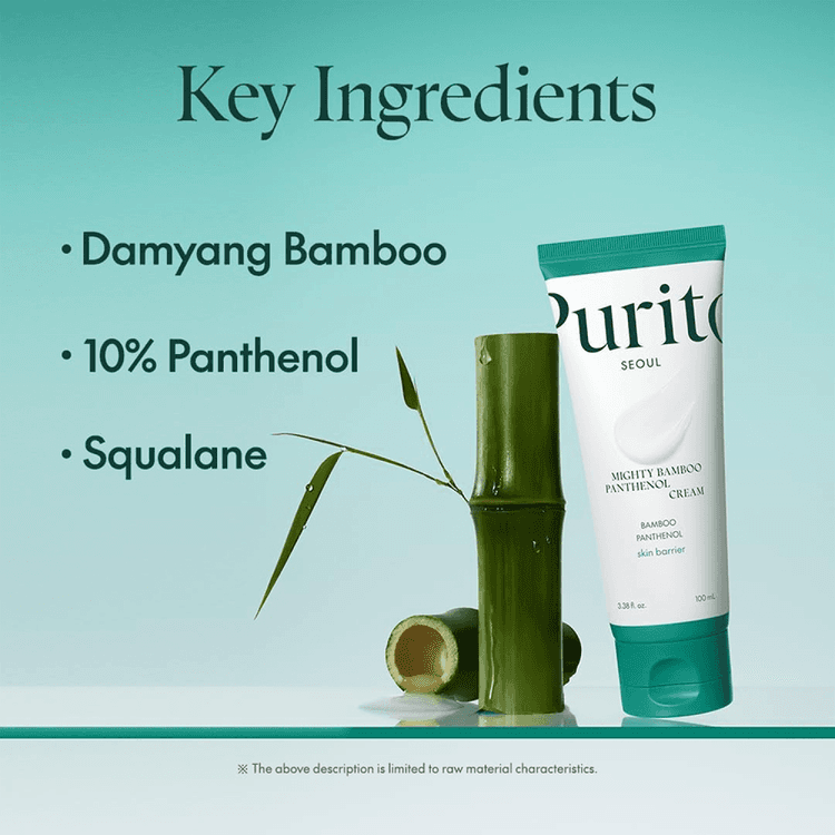 Purito Seoul Mighty Bamboo Panthenol Cream - 100 ml