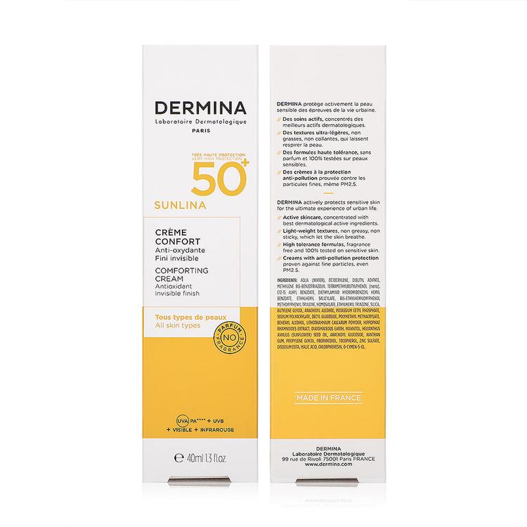 DERMINA Sunlina Comforting Cream SPF 50+ - 40 ml