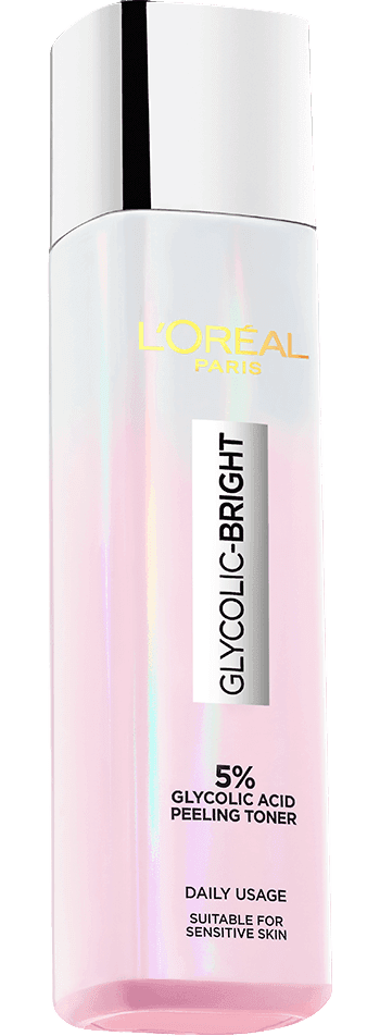 L’Oréal Paris Glycolic Bright 5% Glycolic Acid Peeling Toner For Instant Glowing Skin - 128 ml