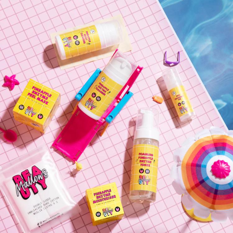 Mallows Beauty Pineapple Enzyme Gel Cleanser - 100 g
